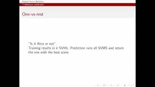 SVM -  Multiclass classification (Part 3)