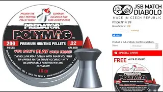 JSB Predator Polymag .22 Pellets Review