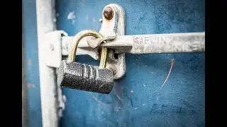 Складное место. Обратите внимание на замок.