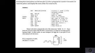 8051 Counter Programming