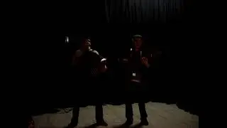 МЫ С САНЕЙ В ТЕАТРЕ ПЕРЕД СТУДЕНТАМИ 2008г
