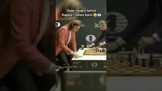 Duda resigns before Rapport comes back 😂