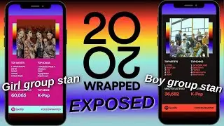 exposing my kpop spotify wrapped 2020 