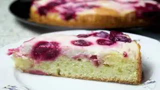🍒🍒Самые простые продукты немного времен и готов очень вкусный пирог / Вишневый пирог🍒🍒