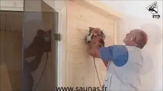 sauna 40 mm montage