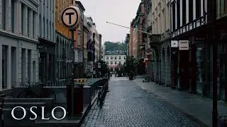 Melancholy Summer in Oslo Norway | Rainy City Ambience