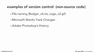1.01  What is Git Understanding version control ru+ (Знакомство с git)