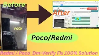 Poco M6 5g Dm-Verify Corruption Fix || Redmi 13C 5g Air Flashing || Poco M6 5g Flash