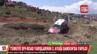 Türkiye Off-Road yarışlarının 3. ayağı Samsun'da yapıldı