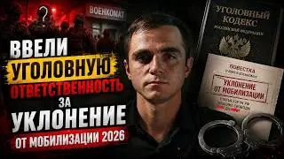 DID THEY INTRODUCE CRIMINAL LIABILITY for mobilization evasion in 2026? Lawyer explains (4k)