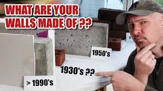 What are house walls actually made of?