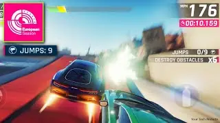 How to perform 9 Jumps - Desert Drift - Nevada | European Season - Asphalt 9