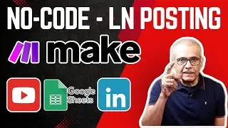 🔥 Automate LinkedIn Posting with Google Sheets + Make.com + OpenAI (No-Code Tutorial!) 🚀