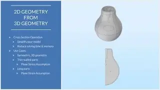 How to Create 2D Models from 3D Geometries in COMSOL Multiphysics®