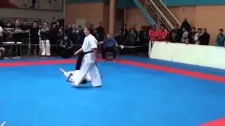 Каратэ. Красивый нокаут!