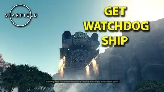 You CAN actually RIDE WATCHDOG SHIP - Starfield - Deputized Mission