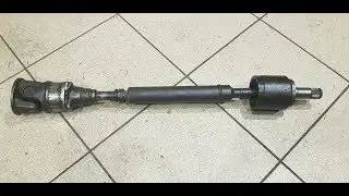 Homemade mini tractor break #19 Made a drive on the rear axle. Homemade cardan shaft. 4x4