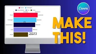 How to Make Bar Chart Race Animation in Canva Tutorial