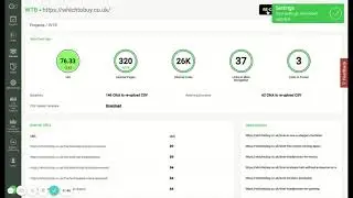 How to change my project crawl settings // Twylu