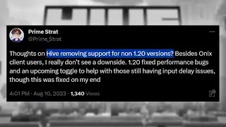 This Update Will Ruin Hive.