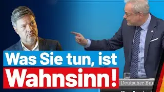 Marc Bernhard liest Habeck die Leviten! - AfD-Fraktion im Bundestag