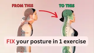 BEST posture exercise in 100 seconds