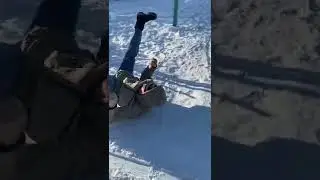 Гелик на снегу #брейкданс #bboy #гелик