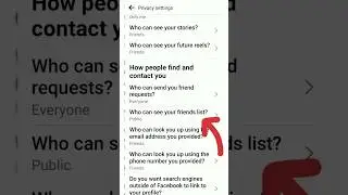 make private your facebook friends list | How to make your friends list private on facebook #shorts