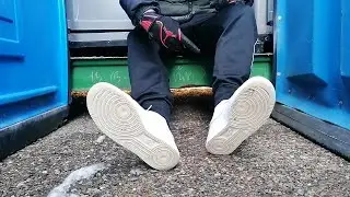 AF1 SUPREME low all white with BADASS Gloves