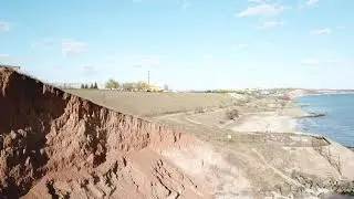 Черноморская коса, Николаевской области, вид с квадрокоптера.