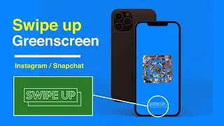 Instagram story/snapchat swipe up greenscreen Version 11 | | Boring Graphics