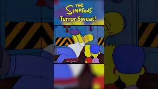 Terror Sweat! | The Simpsons #shorts