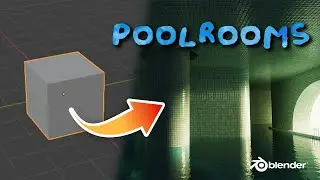 Creating a Liminal Space in Blender #2 (Poolrooms)