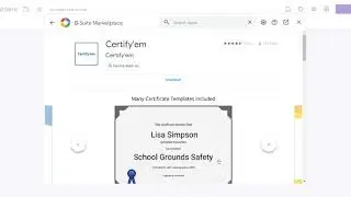 Install Certify'em Add On in Google Forms