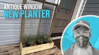 Turn An Antique Window Into A Stylish Planter