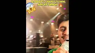 0.0001%😱 Chance To Sing With Arijit singh😘 || #shorts #arijitsingh #trending #viral