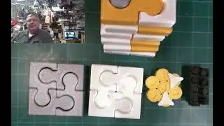 Puzzles and tolerance test for my 3D printer.