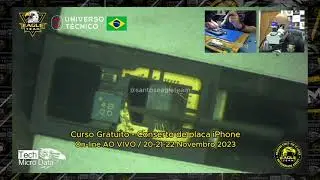 Conserto Face ID quebrado  - Curso Gratuito conserto de placa de iPhone Online AO VIVO