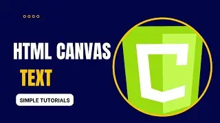 HTML Canvas | Text