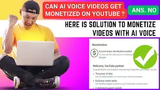 Can Ai voice be monetized on YouTube does Ai voice get monetized on YouTube 2025