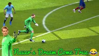 When Goalkeeper Scores x M.Neuer 😎 |Pes 21 mobile |  Pes #Shorts