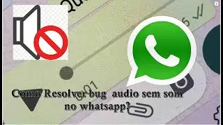 WhatsApp sem áudio o que fazer?