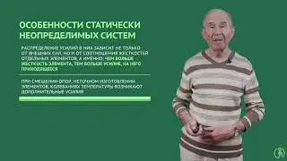 Statically determinate and statically indeterminate systems