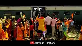 Hariharpur Panchayat - 🚫 Dangerous 🚸 Crossing | Maa Gayatri Kalash Yatra |