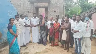 புதுக்கோட்டை மாவட்டம்,பூவரசகுடி சேகர் அவர்களின் மருத்துவ செலவிற்காக பண உதவி செய்த போது |