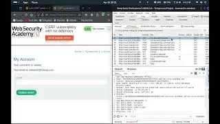 CSRF vulnerability with no defenses | Web Security Academy | Port  Swigger Labs