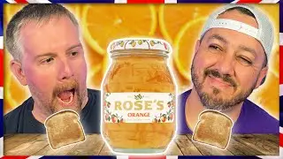 Americans Try BRITISH Rose's Orange Marmalade On Toast!
