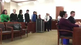 Participants in Worcester Antifa march appear in court.