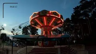 Городской парк города Белогорск. Амурская область. Аттракцион 
