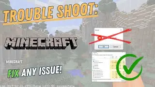 MINECRAFT – How to Fix Crashing, Lagging, Freezing, black screen…– Full Tutorial